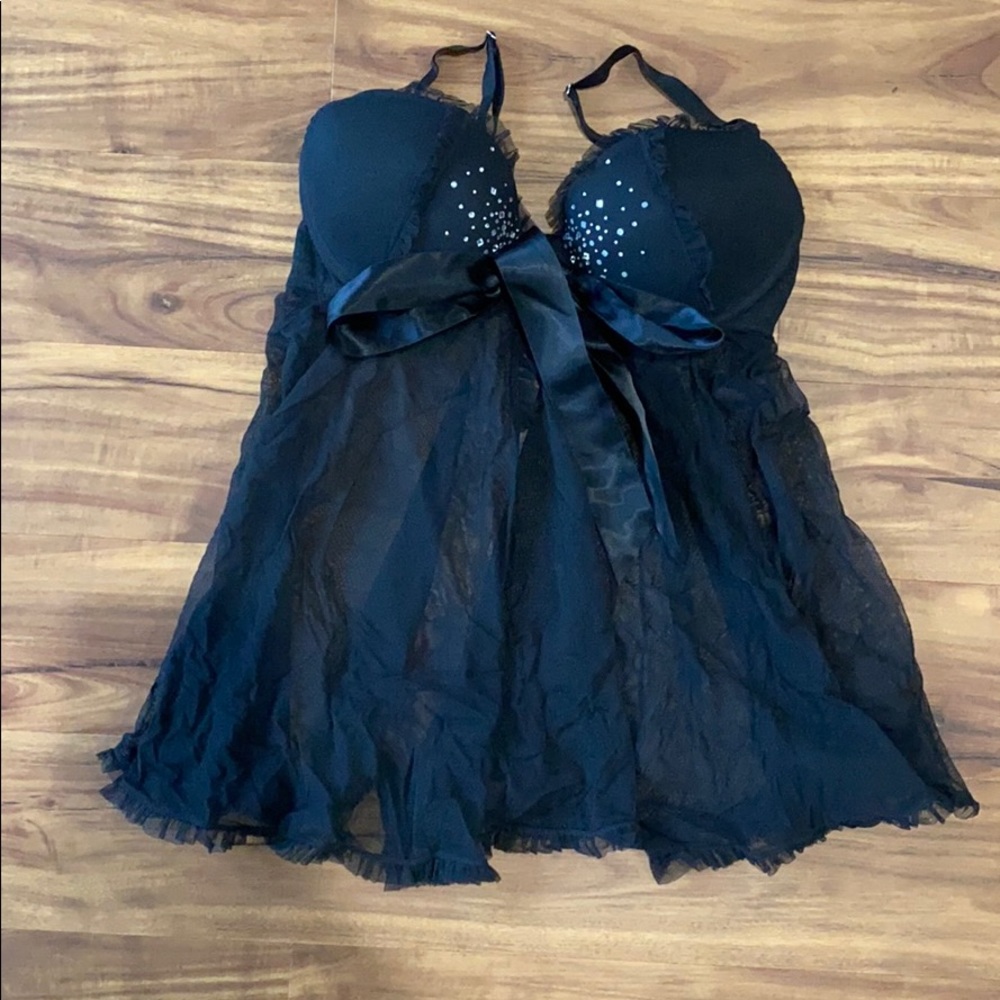 Women’s black Teddy — Victoria’s Secret 36D